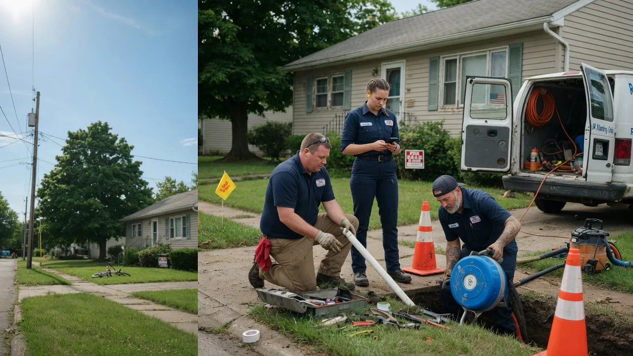 Sewer Line Repair in Denhoff, ND near me